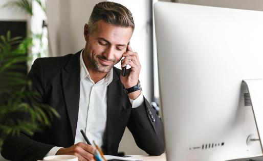 Werken als Office Manager.