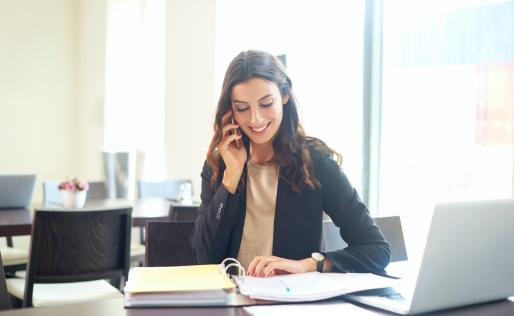 Werken als Accountmanager.